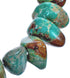 Southwestern Authentic Sterling Silver Turquoise Bead Necklace BX120649